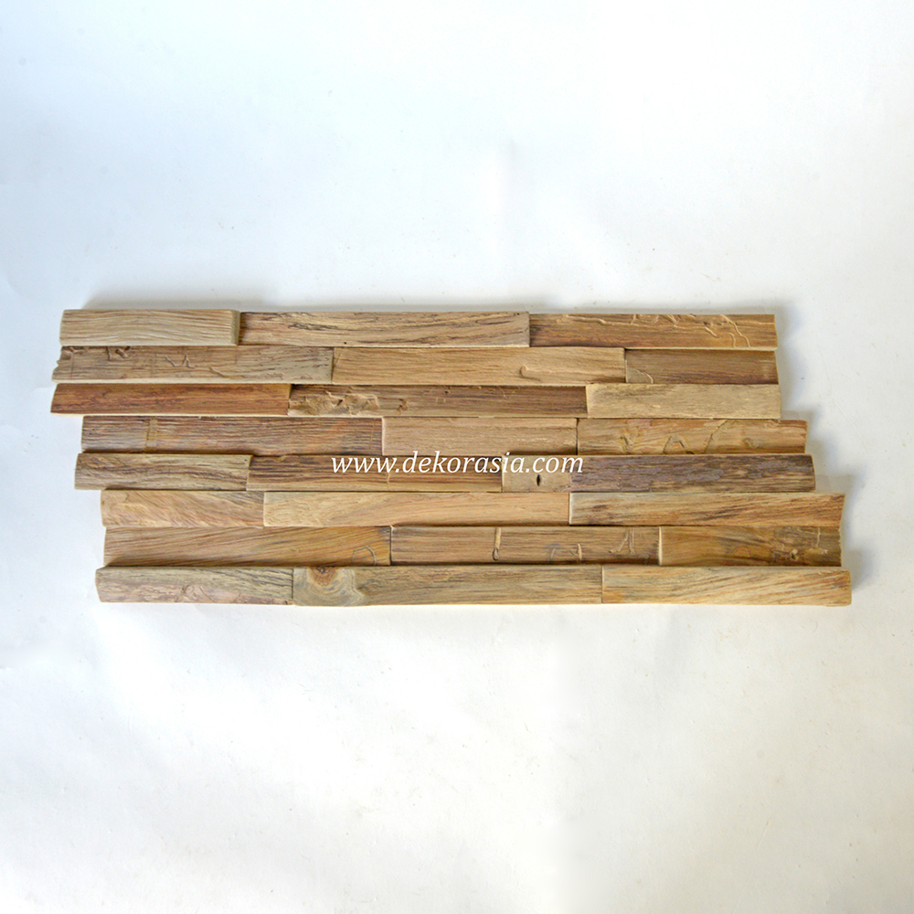 Wall Cladding Teak Bark 323 Natural, Wall Cladding for Wall Home Decoration